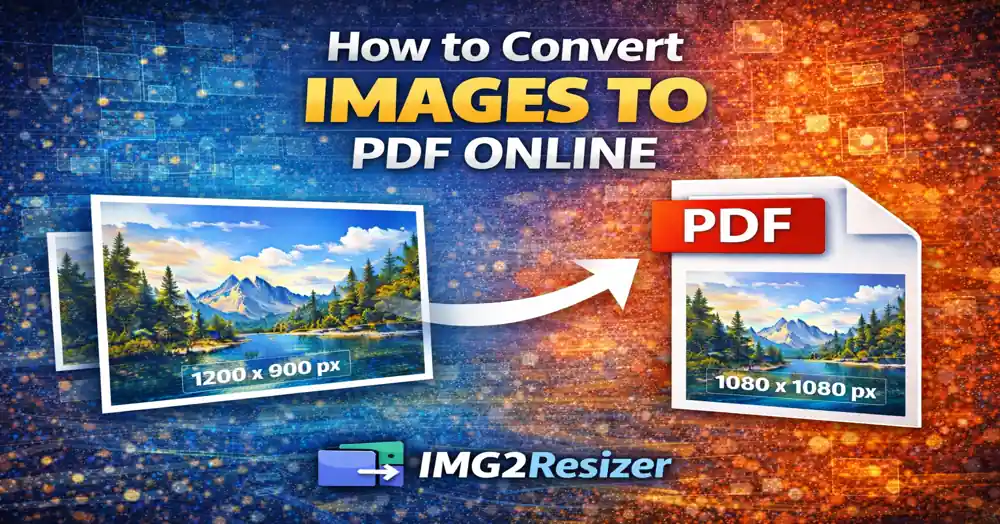 How to Convert Images to PDF Online