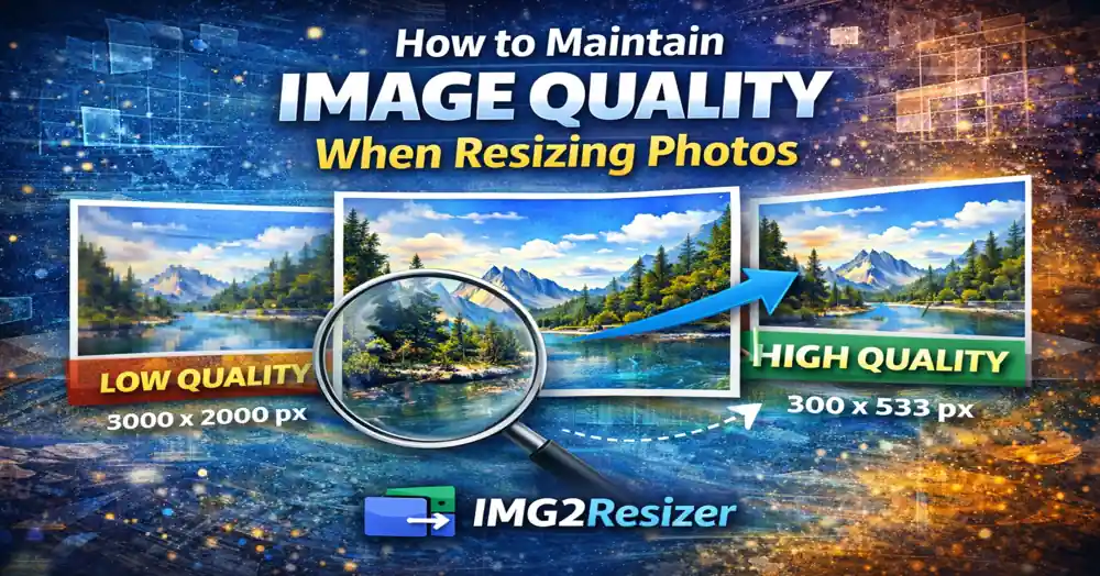 How to Maintain Image Quality When Resizing Photos
