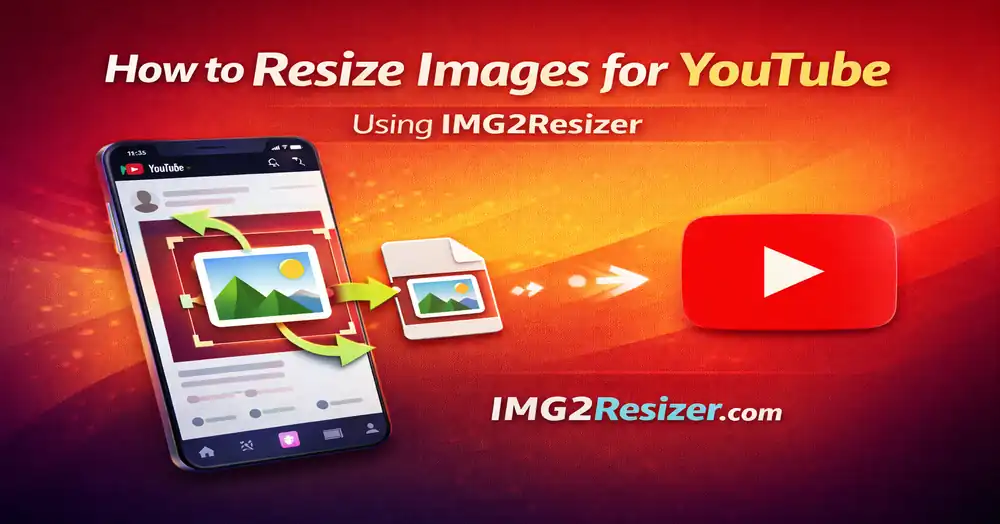Resize images for YouTube online using IMG2Resizer